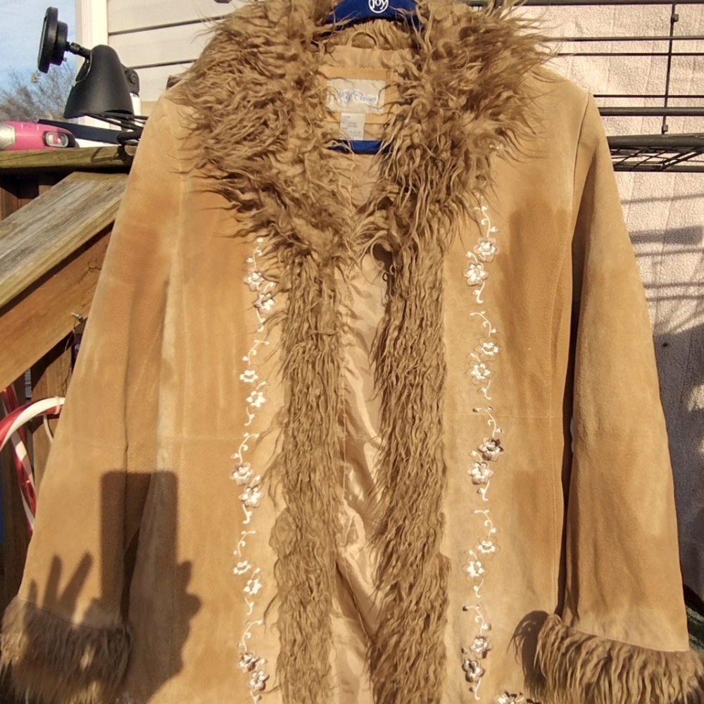 Leather jacket/coat